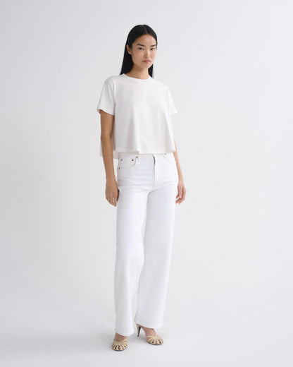 Women Harper Straight Jean (Comfort Stretch) in White Wash - Agolde
