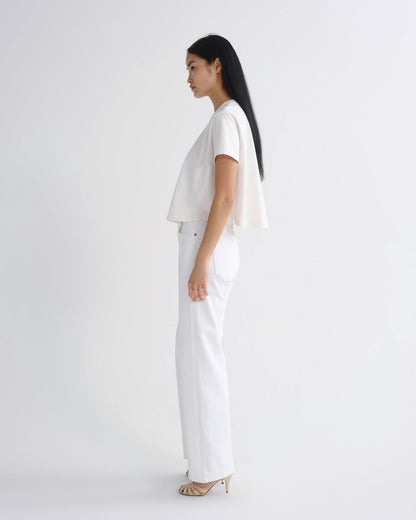 Women Harper Straight Jean (Comfort Stretch) in White Wash - Agolde