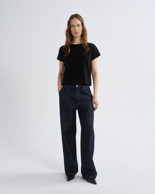 Women Lyndon Polished Utility Jean in Rinse - Agolde