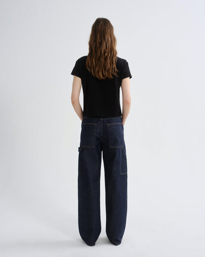 Women Lyndon Polished Utility Jean in Rinse - Agolde