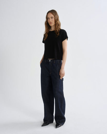 Women Lyndon Polished Utility Jean in Rinse - Agolde