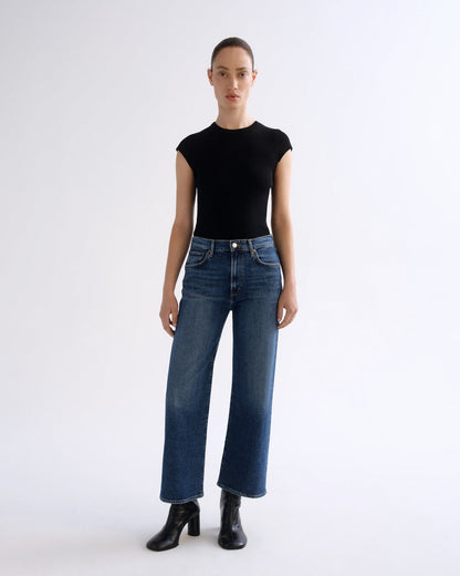 Women Harper Crop Jean in River - Agolde