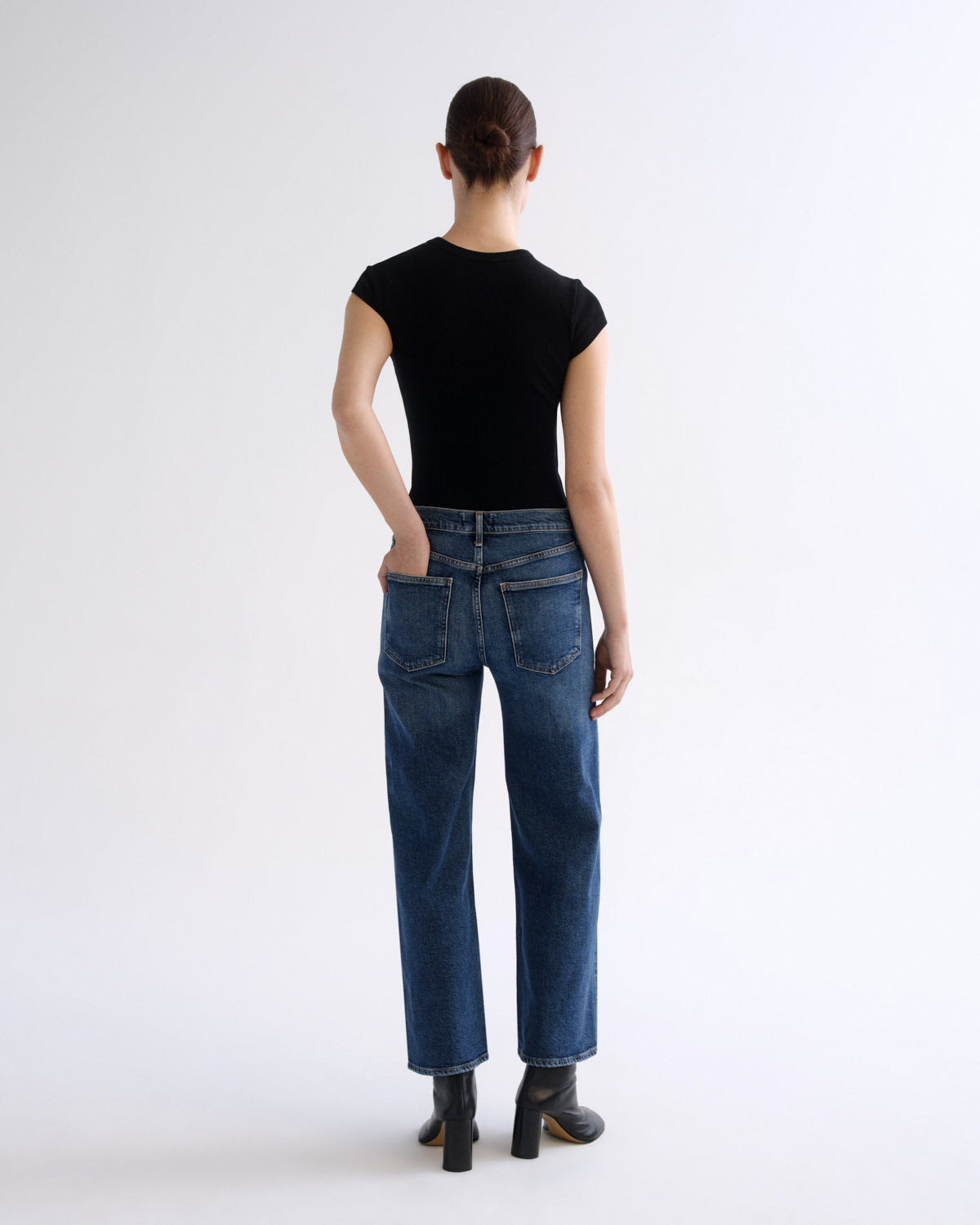 Women Harper Crop Jean in River - Agolde