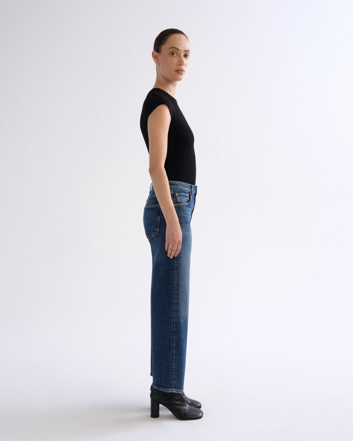 Women Harper Crop Jean in River - Agolde