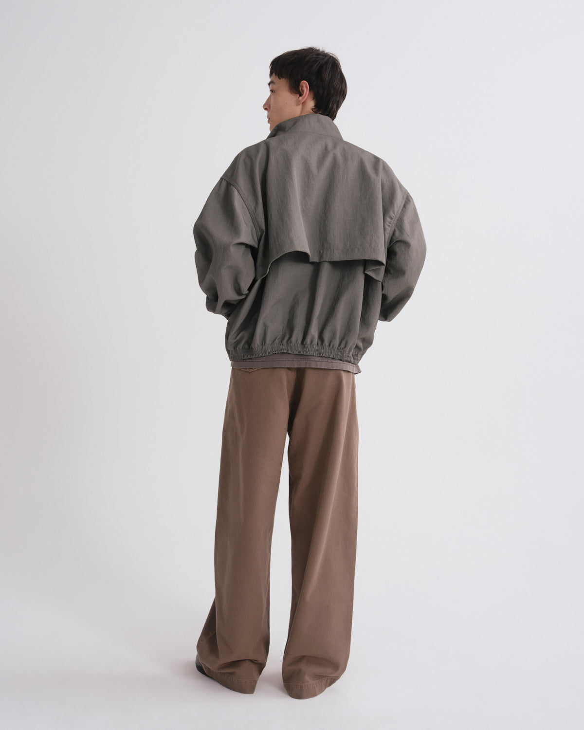 Men Marshall Windbreaker in Millstone - Agolde