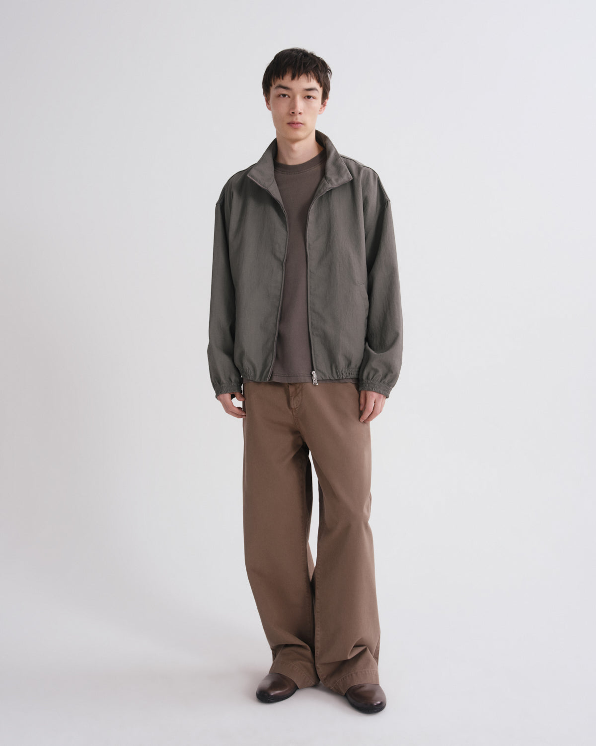 Men Marshall Windbreaker in Millstone - Agolde