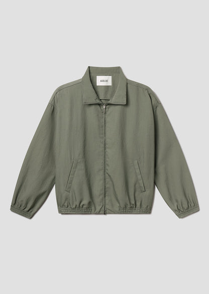 Men Marshall Windbreaker in Millstone - Agolde