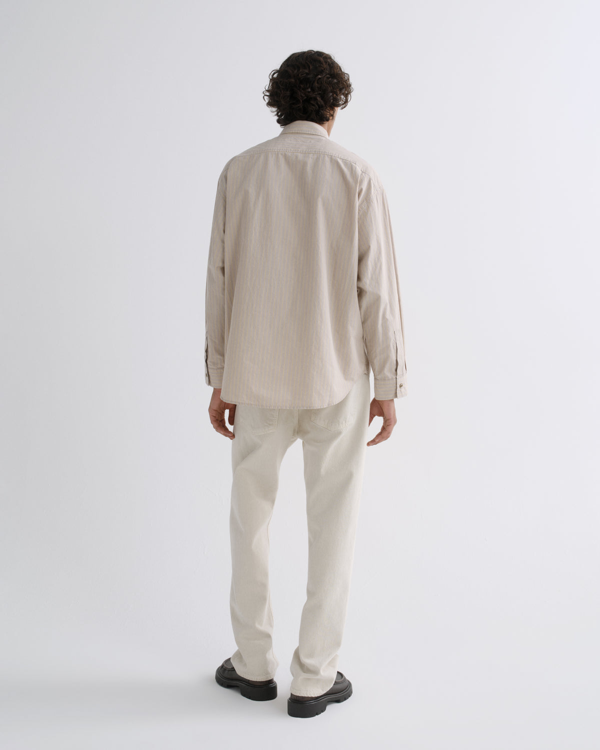 Men 90S Jean Mid Rise Loose Fit in Bone - Agolde
