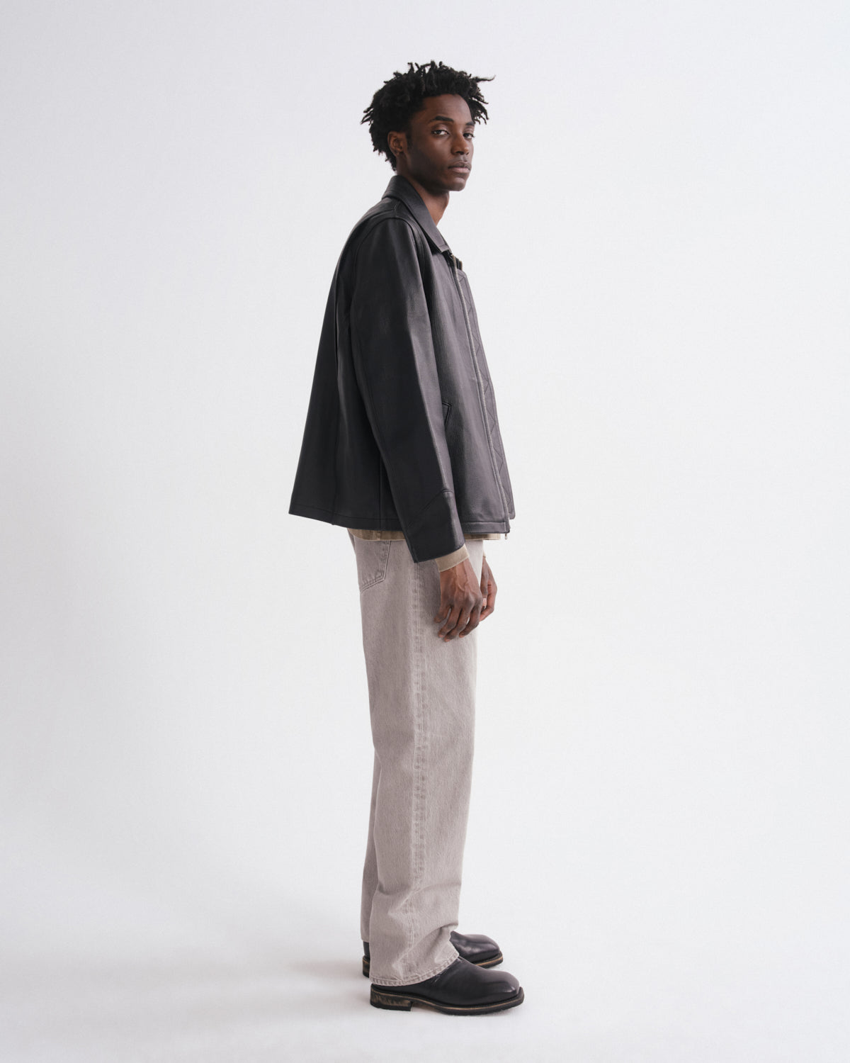 Men Chadwick Jacket in Black - Agolde