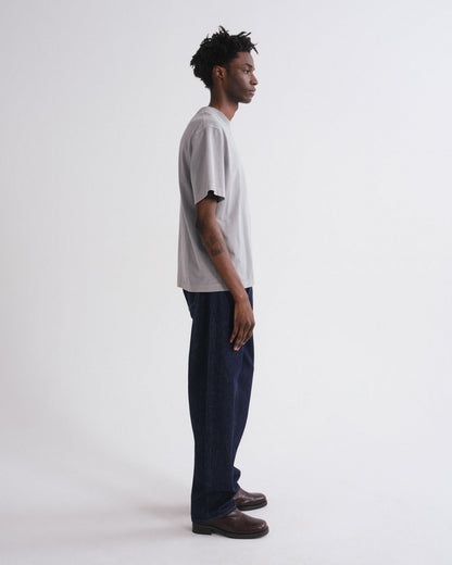 Men Asha Mock Neck Tee in Reflect - Agolde