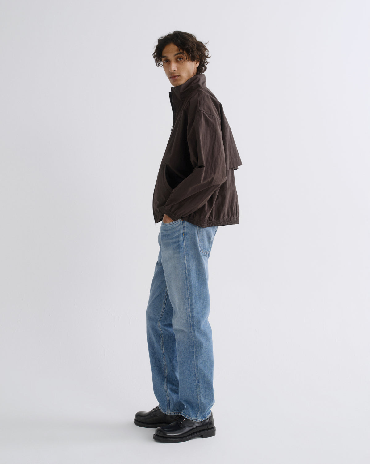 Men Marshall Windbreaker in Flourite - Agolde
