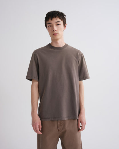 Men Asha Mock Neck Tee in Fracture - Agolde
