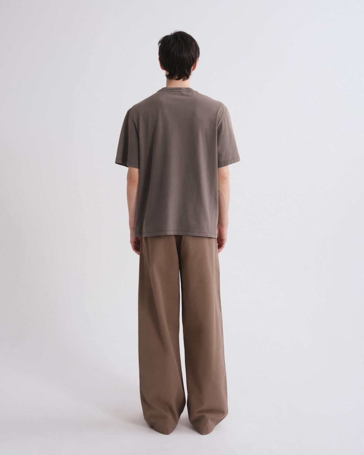Men Asha Mock Neck Tee in Fracture - Agolde