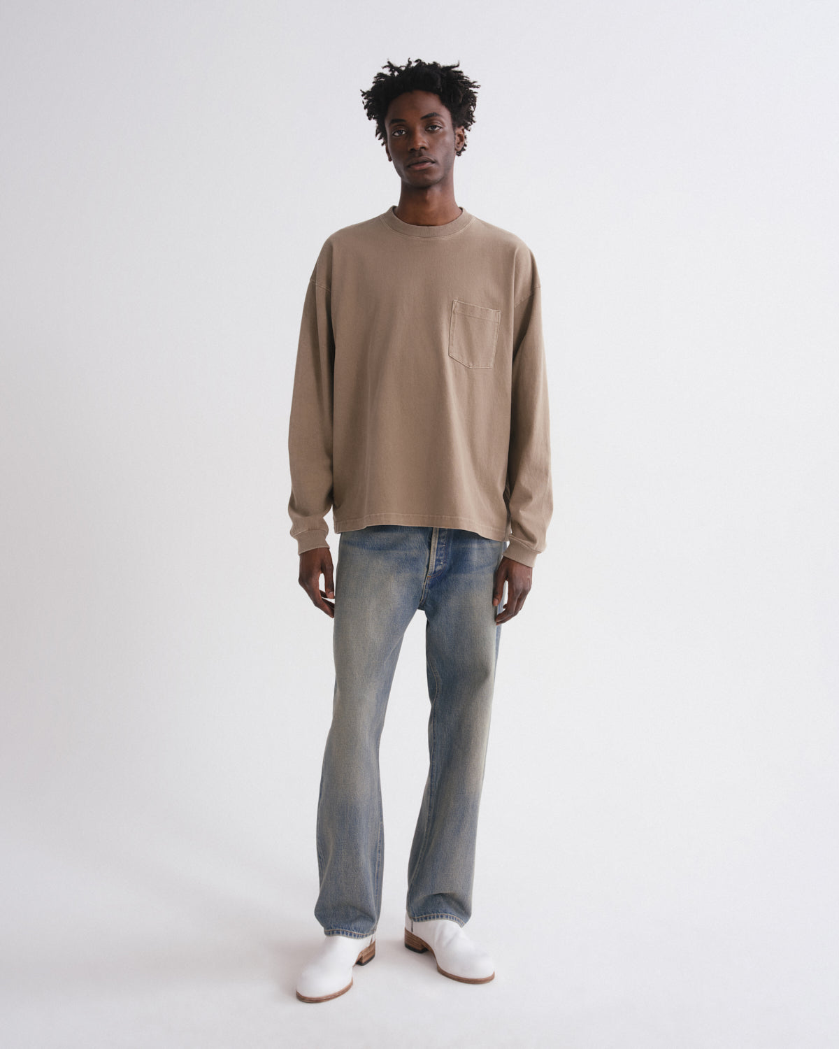 Men 90S Jean Mid Rise Loose Fit in Platform - Agolde