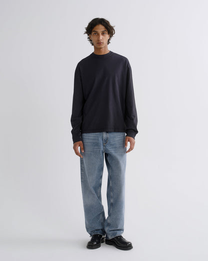 Men Long Sleeve Drop Shoulder Asha in Screen - Agolde