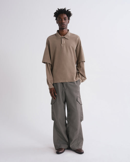 Men Whitcomb Nylon Pant in Millstone - Agolde