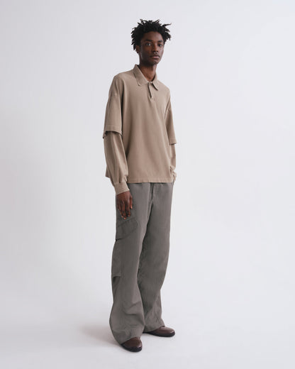 Men Whitcomb Nylon Pant in Millstone - Agolde