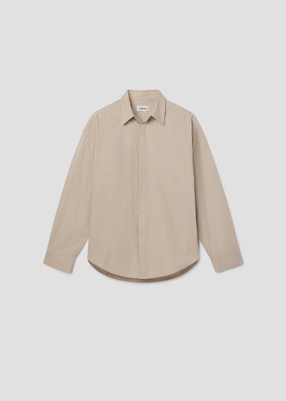 Men Roy Shirt in Beaudry Stripe - Agolde