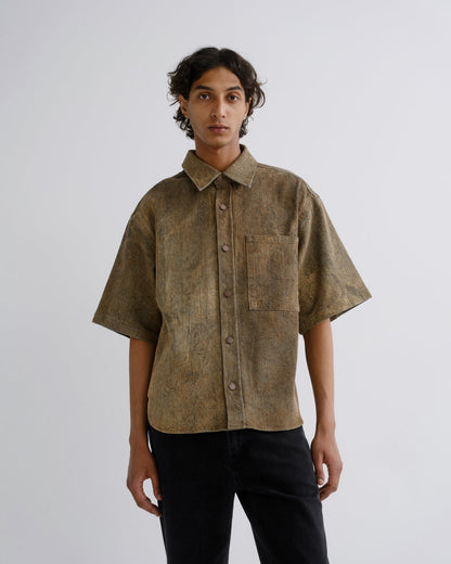Men Watson Shirt in Bark - Agolde