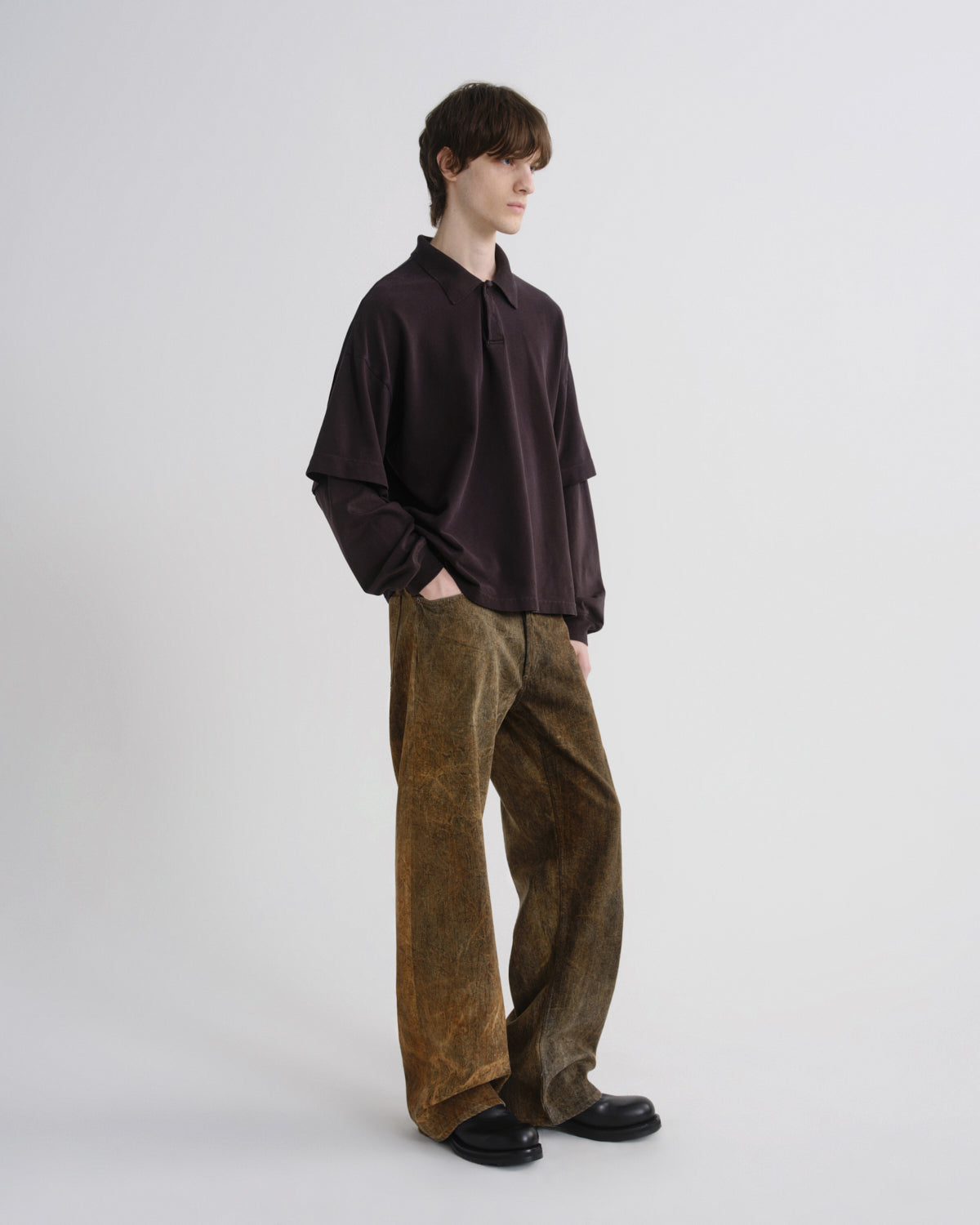 Men Afton Jean in Bark - Agolde
