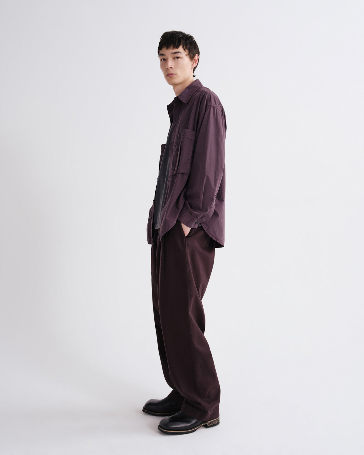 Men Clark Shirt in Bister - Agolde