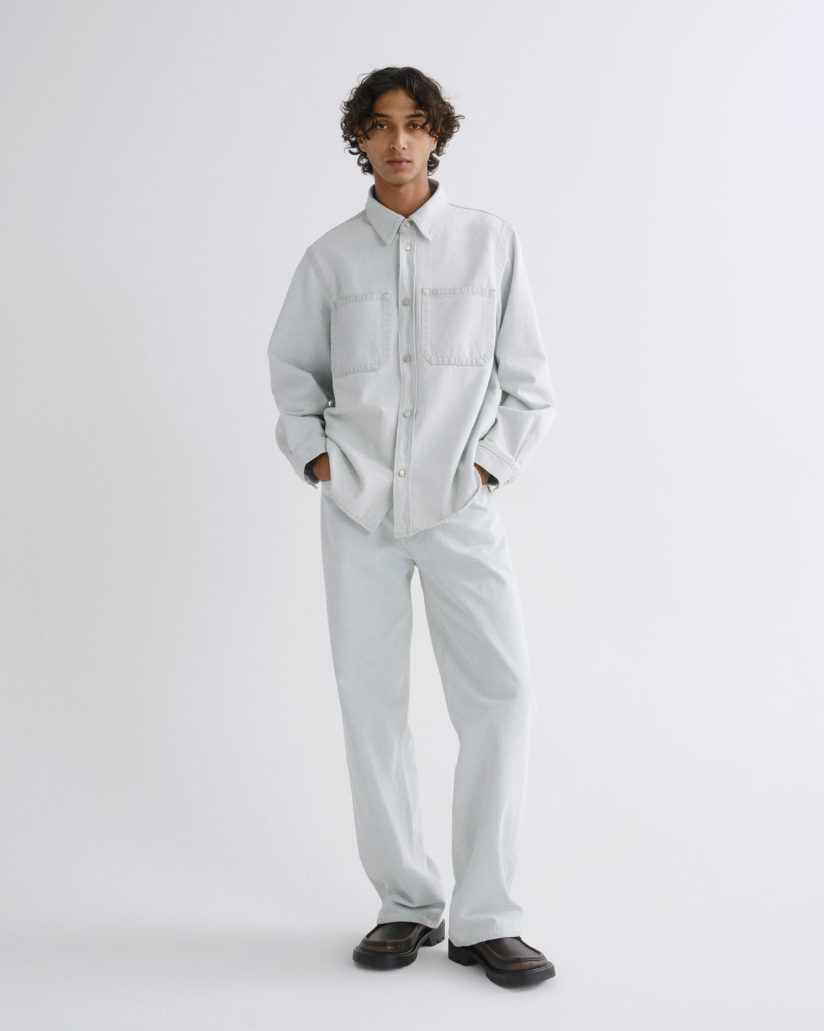 Men Craven Shirt in Source - Agolde