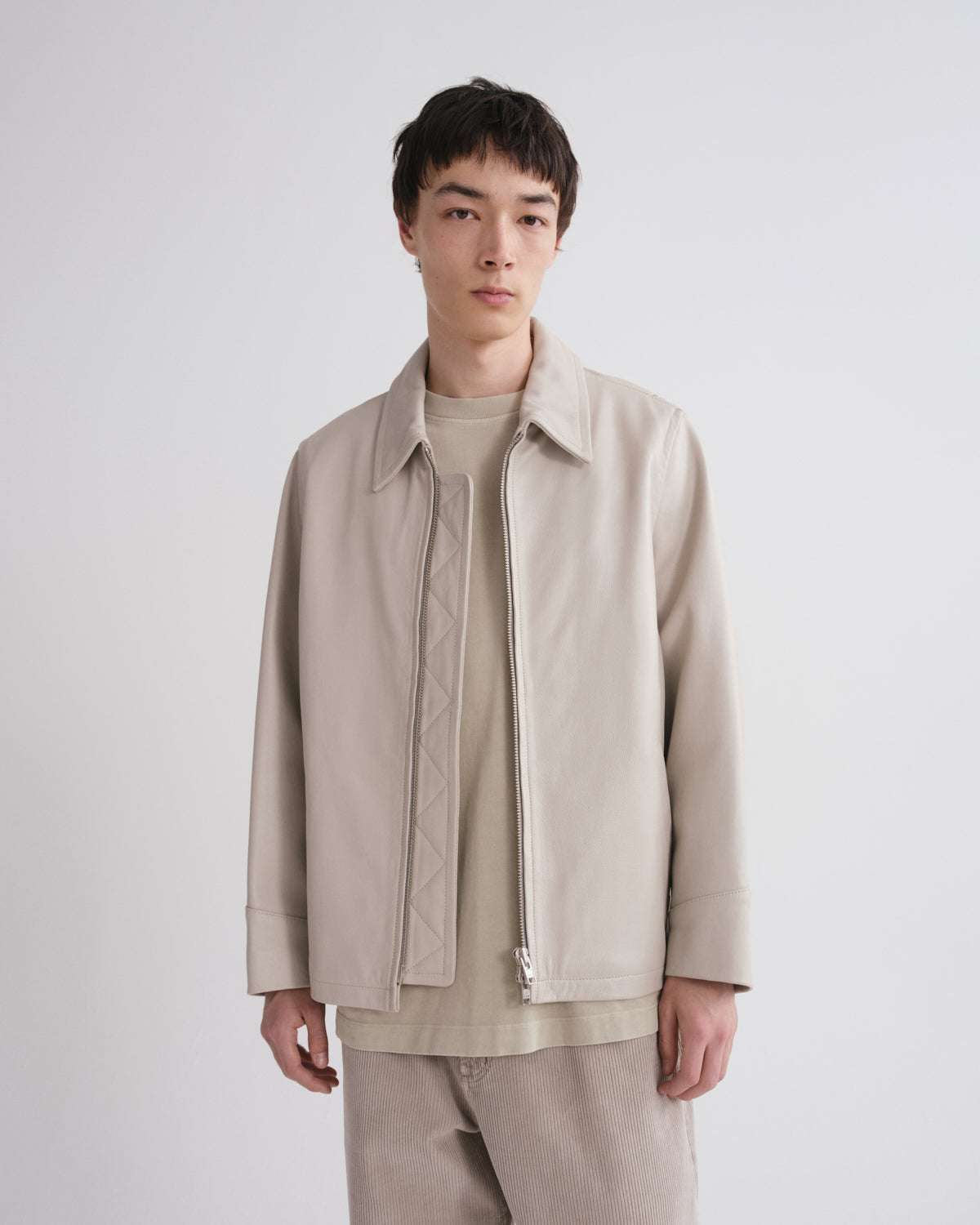 Men Chadwick Jacket in Bone - Agolde