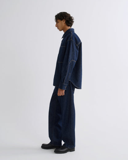 Men Corwin Shirt in Rinse - Agolde