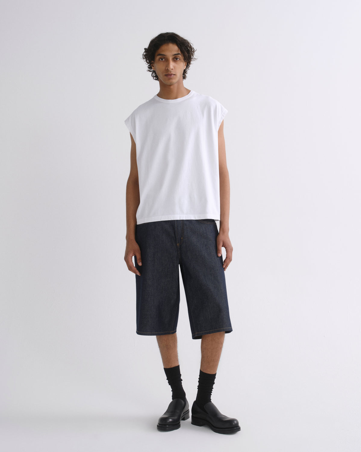 Men Fusion Skater Short in Raw - Agolde