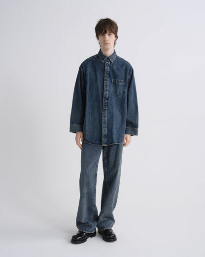 Men Boyle Shirt in Rover - Agolde