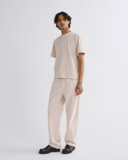Men Asha Mock Neck Tee in Foundation - Agolde
