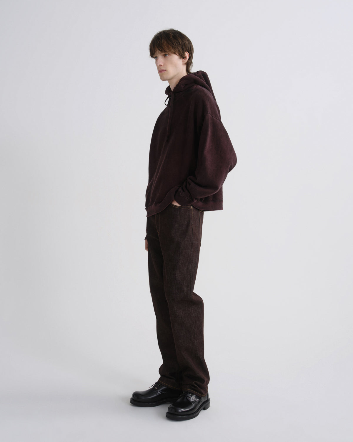 Men Salford Hoodie in Cipher - Agolde