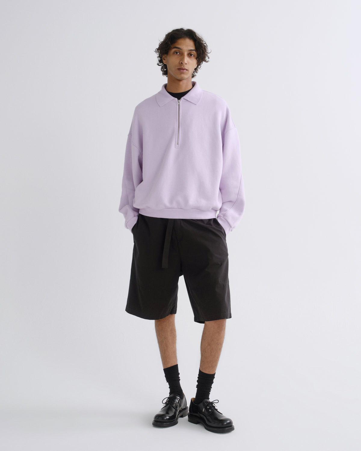 Men Pace Sweatshirt in Aster - Agolde