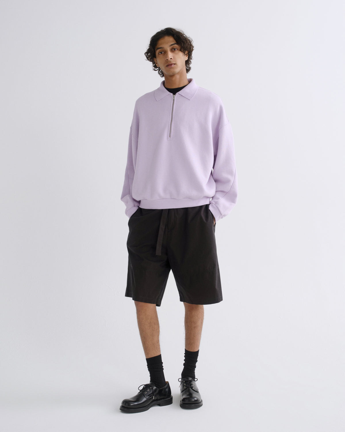 Men Pace Sweatshirt in Aster - Agolde