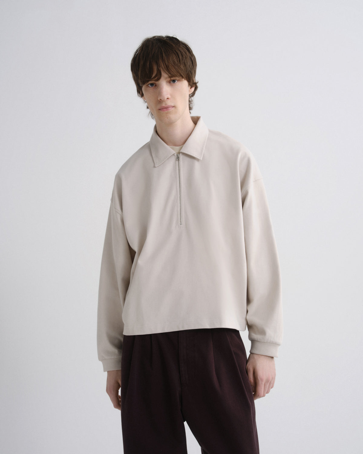 Men Darius Polo in Sand - Agolde