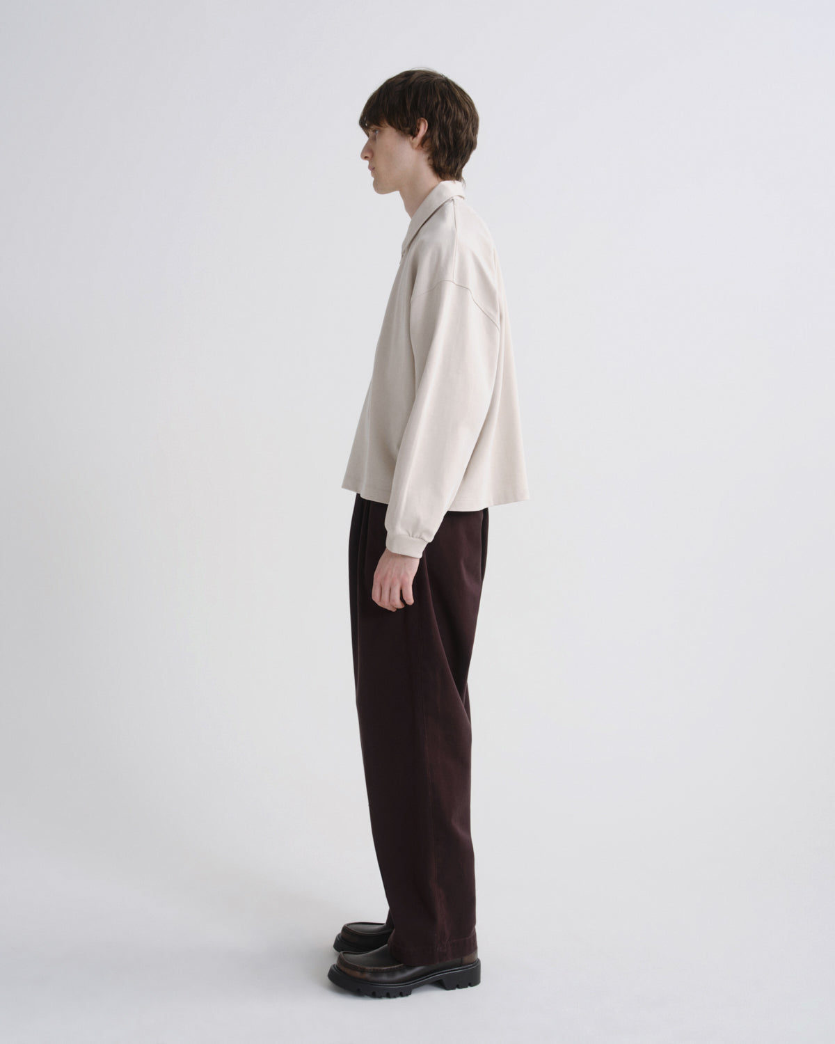 Men Darius Polo in Sand - Agolde