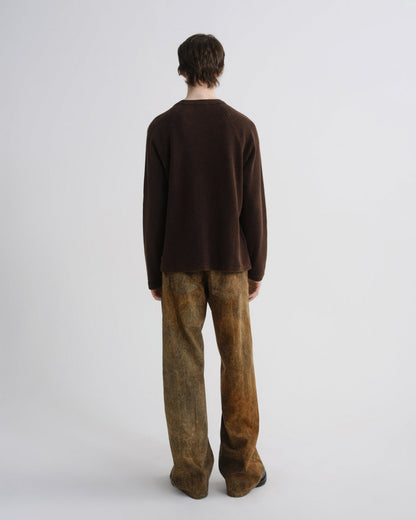 Men Payson Waffle Tee in Aerosol - Agolde