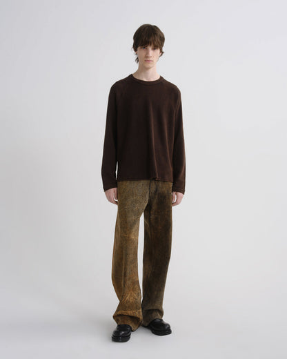Men Payson Waffle Tee in Aerosol - Agolde