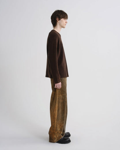 Men Payson Waffle Tee in Aerosol - Agolde