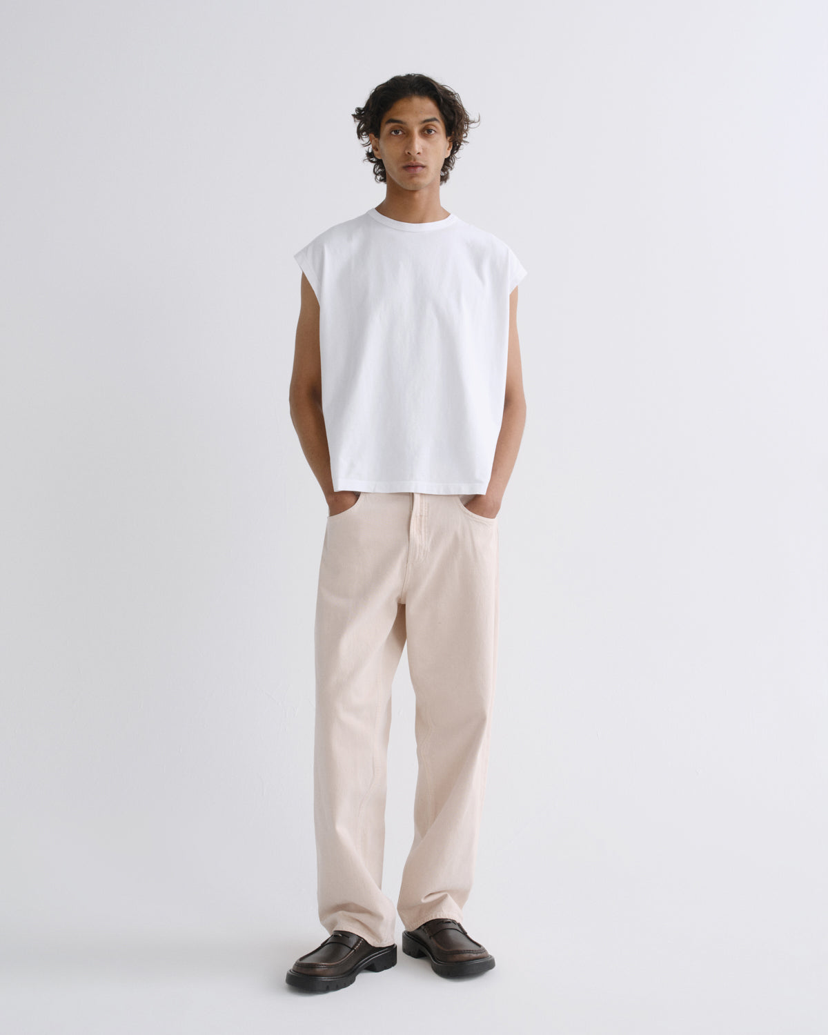 Men 90S Jean Mid Rise Loose Fit in Foundation - Agolde