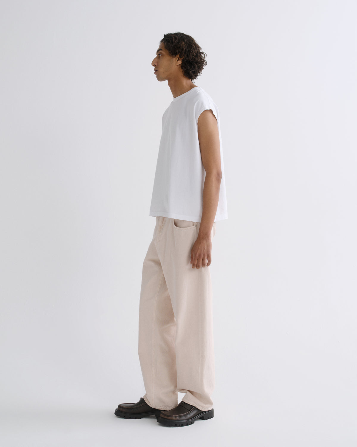 Men 90S Jean Mid Rise Loose Fit in Foundation - Agolde
