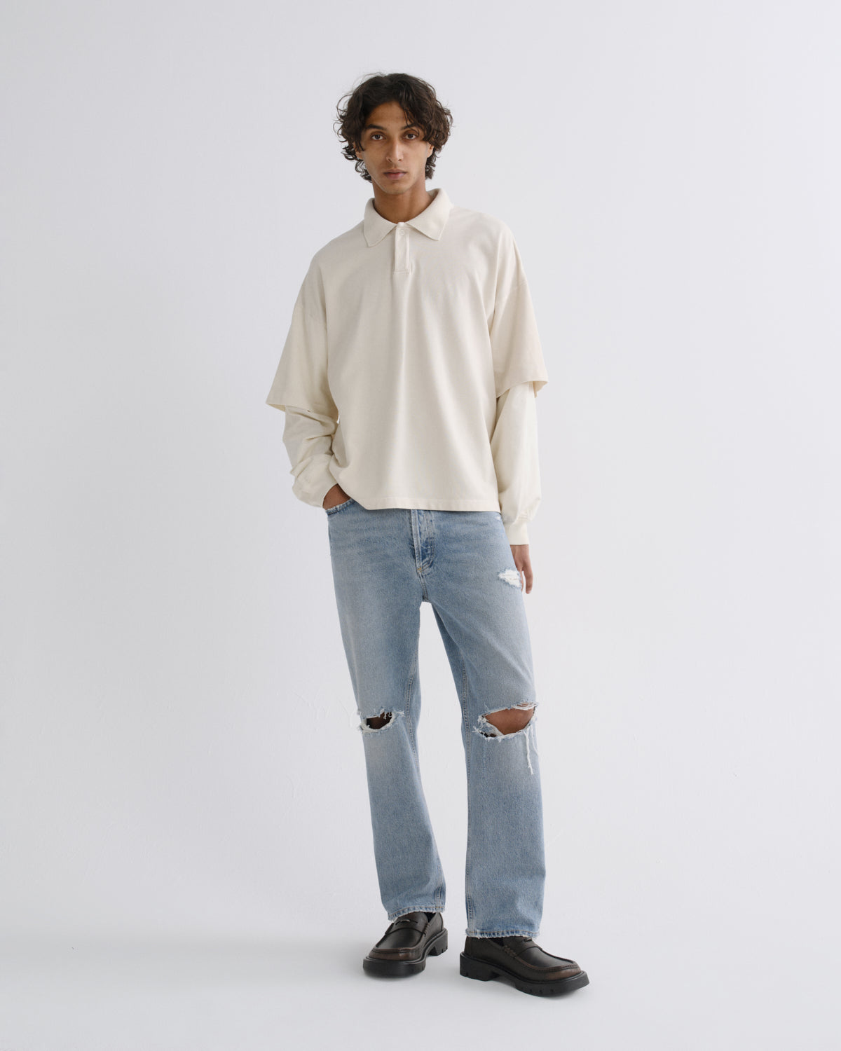 Men 90's Jean in Threadbare - Agolde