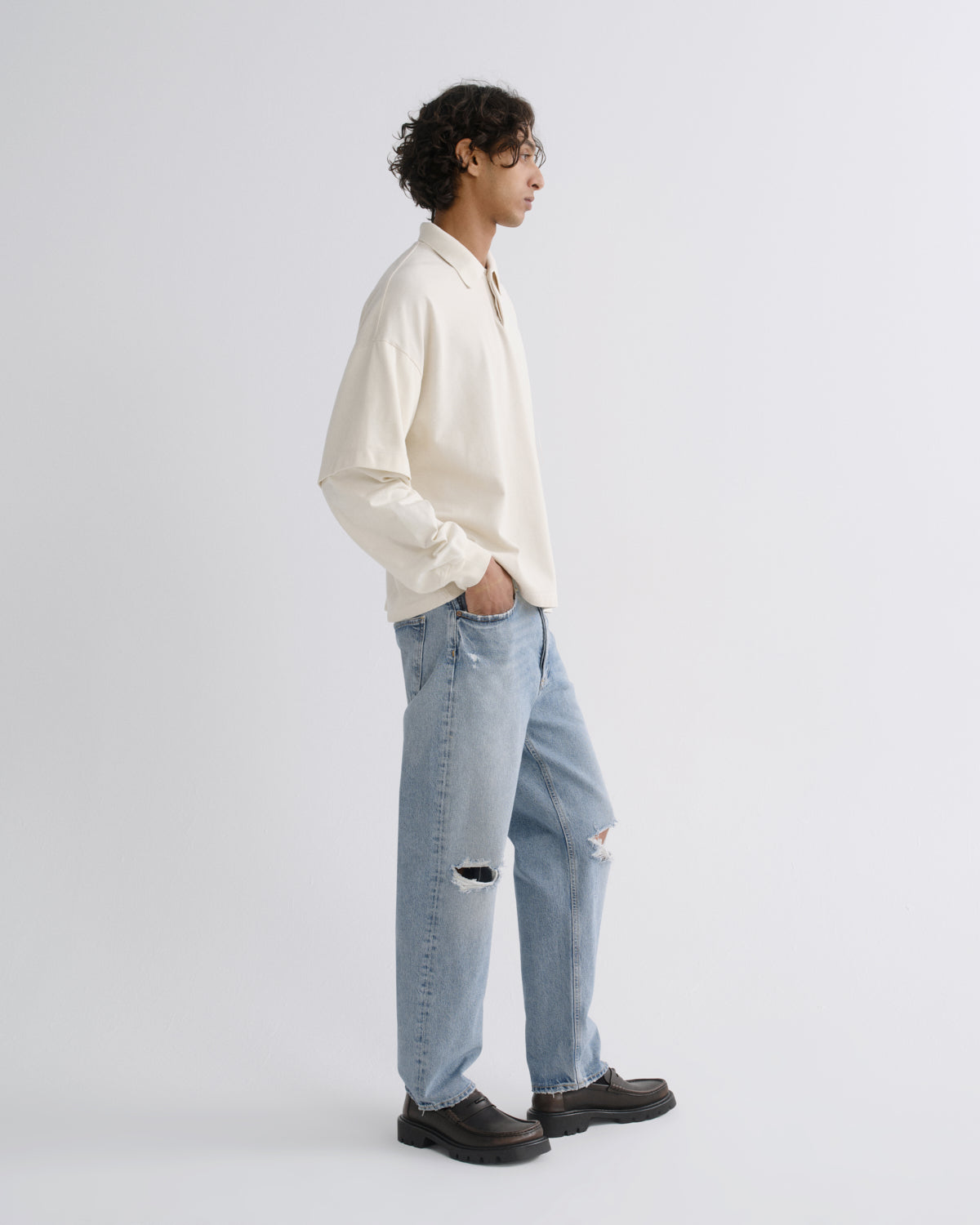 Men 90's Jean in Threadbare - Agolde