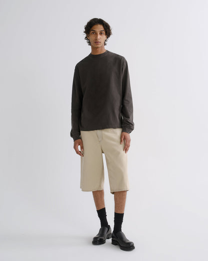 Men Asha Long Sleeve Mock Neck Tee in Cave - Agolde