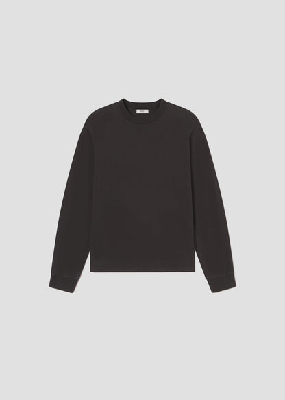 Men Asha Long Sleeve Mock Neck Tee in Cave - Agolde