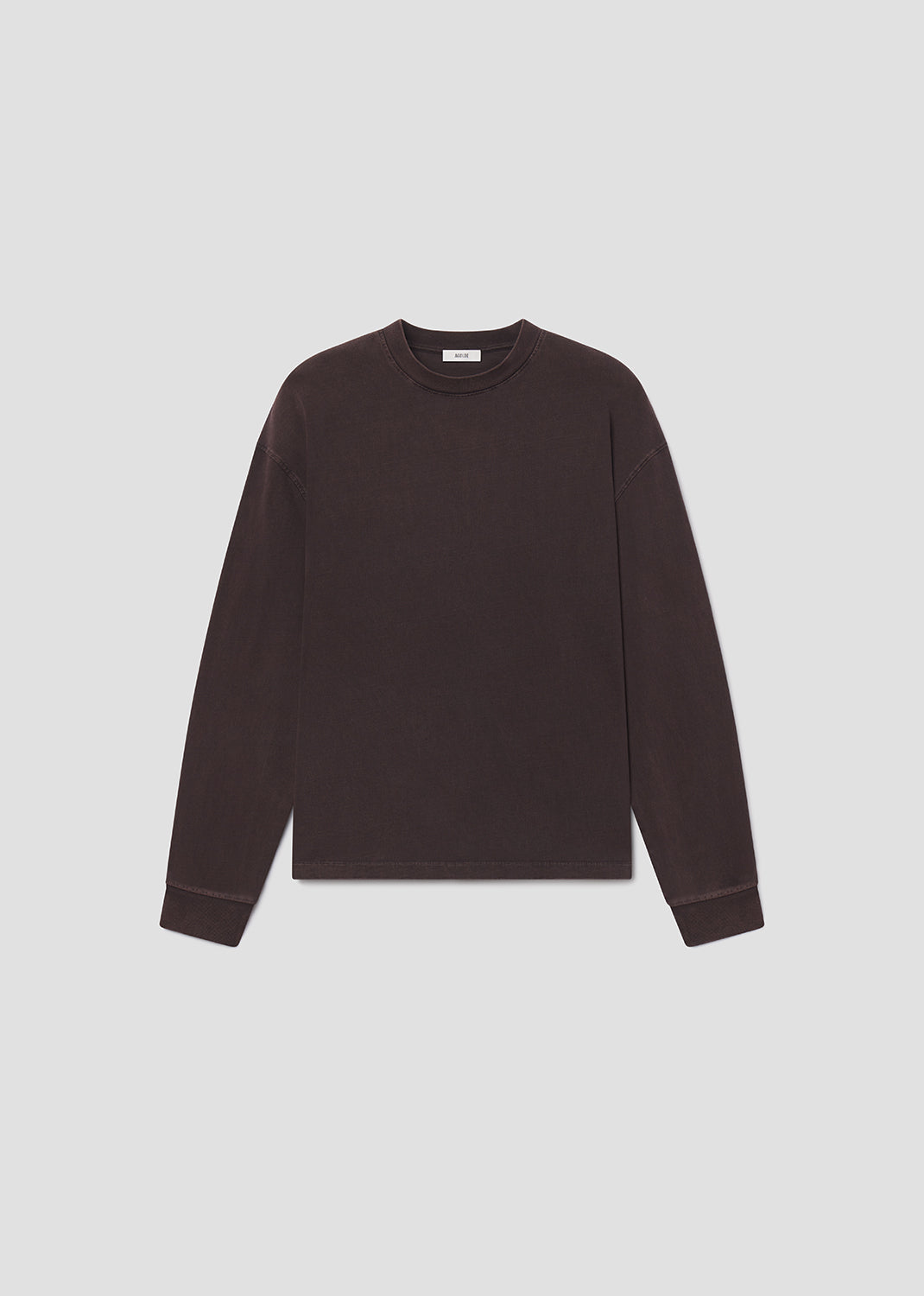 Men Long Sleeve Drop Shoulder Asha in Mocha - Agolde