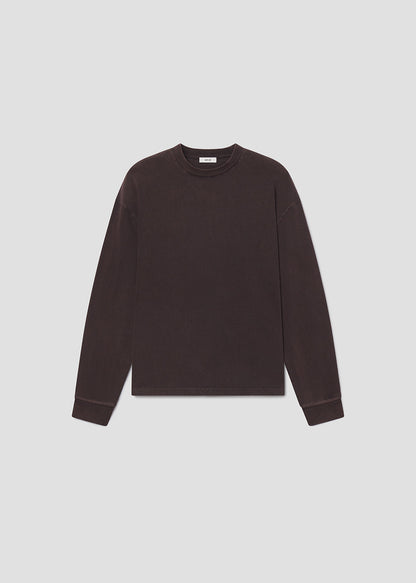 Men Long Sleeve Drop Shoulder Asha in Mocha - Agolde