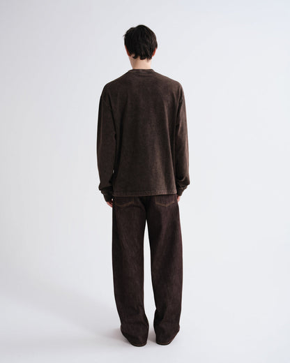 Men Long Sleeve Drop Shoulder Asha in Pulse - Agolde