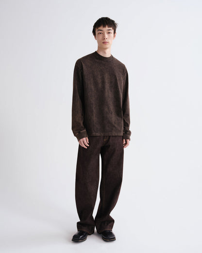 Men Long Sleeve Drop Shoulder Asha in Pulse - Agolde