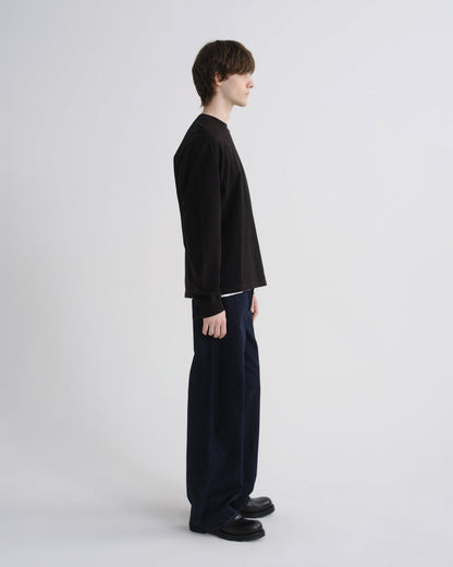 Men Long Sleeve Drop Shoulder Asha in Black - Agolde